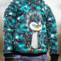 Preview: French Terry Cool Pinguin Panel